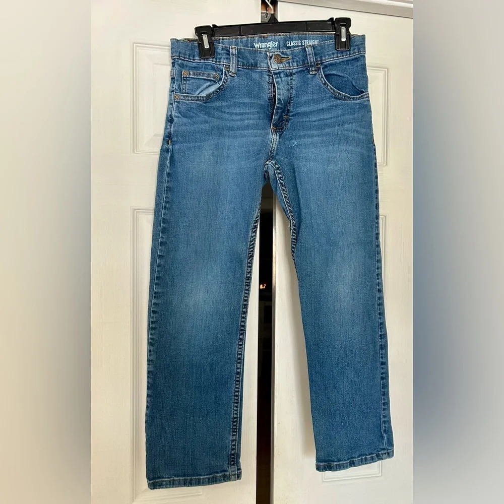 Wrangler Jeans classic straight boys size 12 husky pants